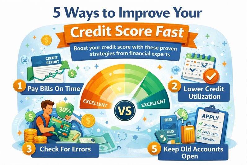 5 Ways to Improve Your Credit Score Fast